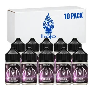 Halo Fusion Unflavored Tobacco 60ml 10-pack bundle