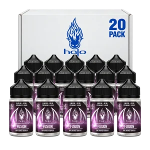 Halo Fusion Unflavored Tobacco 60ml 20-pack bundle