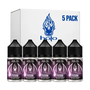 Halo Fusion Unflavored Tobacco 60ml 5-pack bundle