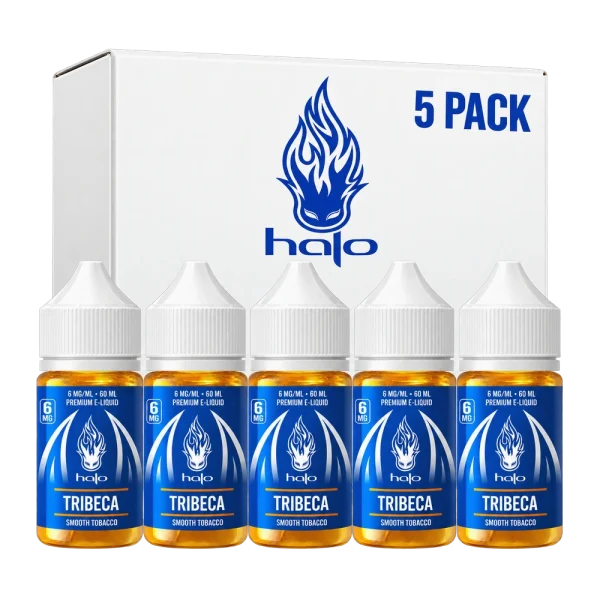 Halo Tribeca Tobacco 60ml — 5-Pack Bundle