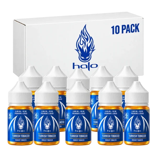 Halo Turkish Tobacco 60ml — 10-Pack Bundle